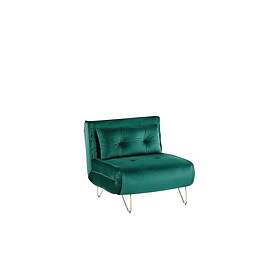 Sovesofa 1-sits sammet mörkgrön VESTFOLD Grön 266529