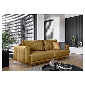 Jalissia 3-sits Sofa Gul SO-ELI-45LO