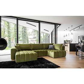 Yorktown U-bäddsoffa Sjeselong Venstre Guld CO-BON-LT-33LO