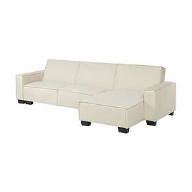 Halsnead Hörnbäddsoffa Venstre Beige 166353