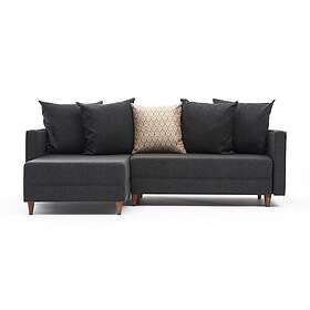 Aydama Sovesofa m. Sjeselong 4-sits 192x135 Antracit 825BLC1719