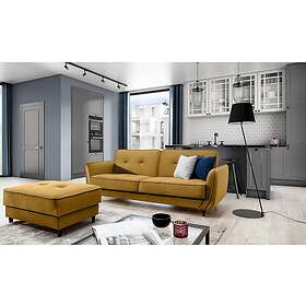 Katsuya Sovesofa 3-sits Gul SO-BEL-41RIV