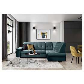Sajana Sovesofa m. Sjeselong 3-sits Mörkgrön CO-SAD-RT-76MO