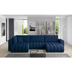 Yorktown U-bäddsoffa Sjeselong Høyre Mörkgrå CO-BON-RT-40NU