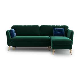 Claravik 3-sits Sjeselongbäddsoffa Grön Clara 2DL+DTM_Riviera 38_81