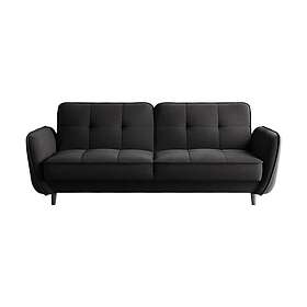 Katsuya Sovesofa 3-sits Svart SO-BEL-10FL