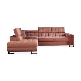 Elkind Hjørnesofa Rosa