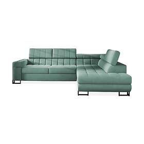 Elkind Hjørnesofa Ljusgrön