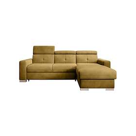 Trent Sovesofa m. Sjeselong med oppbevaring 3-sits Gul CO-FR-RT-45LO