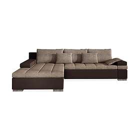 Naoma Sovesofa med Sjeselong Venstre Beige/Brun