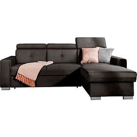 Trent Sovesofa m. Sjeselong med oppbevaring 3-sits Mörkbrun CO-FR-RT-22NU