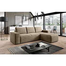 Kamli Sovesofa m. Sjeselong med oppbevaring Brun CO-SILL-RT-20NU