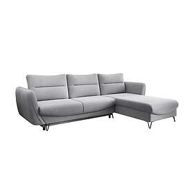 Lence Sovesofa m. Sjeselong Förvaring Ljusgrå CO-SIL-RT-04SO