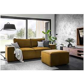 Kamli Sovesofa 3-sits med oppbevaring Gul SO-SILL-45LO