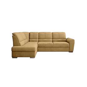 Sajmon Sovesofa m. Sjeselong 3-sits Gul CO-SIB-LT-45NU