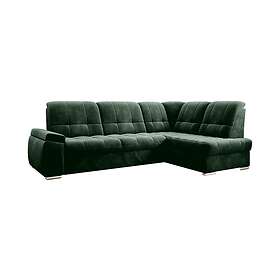 Sajana Sovesofa m. Sjeselong 3-sits Mörkgrön CO-SAD-RT-35LO