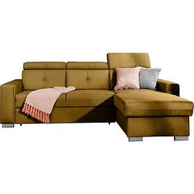 Trent Sovesofa m. Sjeselong med oppbevaring 3-sits Gul CO-FR-RT-45NU