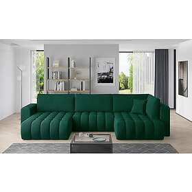 Yorktown U-bäddsoffa Sjeselong Venstre Grön CO-BON-LT-35NU