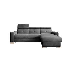 Trent Sovesofa m. Sjeselong med oppbevaring 3-sits Mörkgrå CO-FR-RT-06LO