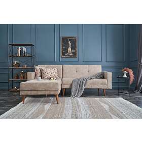 Belgium Sovesofa med Sjeselong Venstre Krämvit/Natur 825BLC2571