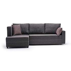 Highbank Sovesofa m. Sjeselong 4-sits 200x150 Brun 825BLC2607