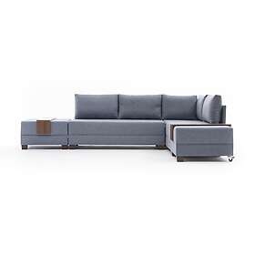 Algeria Sovesofa m. Sjeselong 4-sits 140x190 Blå 825BLC2669