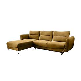 Lence Sovesofa m. Sjeselong Förvaring Gul CO-SIL-LT-45LO