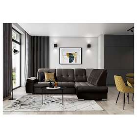 Sajana Sovesofa m. Sjeselong 3-sits Mörkbrun CO-SAD-RT-22NU