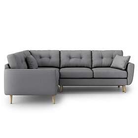 Harris a Sovesofa med Sjeselong Grå NP 3S+2DL Soro 90