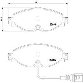 Brembo Jarrutuslevynpäällyskokoelma Levy P85126