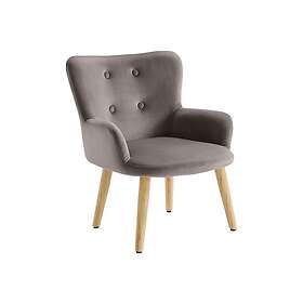 Decatur Loungefåtölj Sammet/Grå 11139365