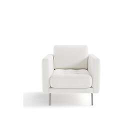 Debbi Fåtölj Vit Bouclé H90107-1S(Wales 101)