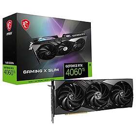 MSI GeForce RTX 4060 Ti Gaming X Slim HDMI 3xDP 16GB