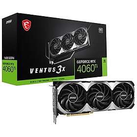 MSI GeForce RTX 4060 Ti Ventus 3X OC HDMI 3xDP 16GB