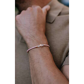 Scottsberry Ljusrosa Läderarmband Minimalista