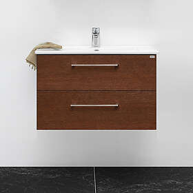 4AQUA Tvättställsskåp Slim Med 2 Lådor U100K