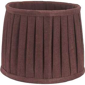 PRhome Lampskärm Sofia Plissé Vinröd 35 cm