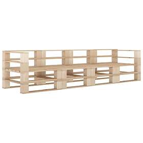 vidaXL Pallsoffa 4-sits trä 3052146