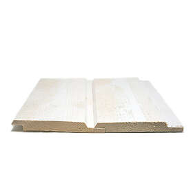 Kledning Låve Skrå Gran 19x148 Kl.1 Grunnet Jotun 1001 Egghvit Ncs 0502y