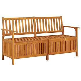 vidaXL Storagesbench 148 cm massivt akaciaträ 316743