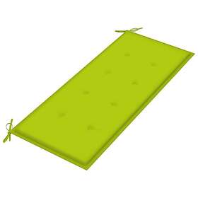 vidaXL Trädgårdsbench med dyna 120 cm massivt akaciaträ 3063779