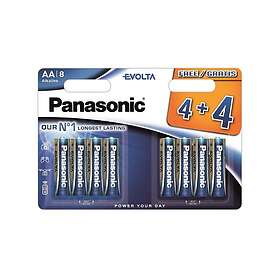 Panasonic 1,5V Aa/Lr6 8-Pack Evolta