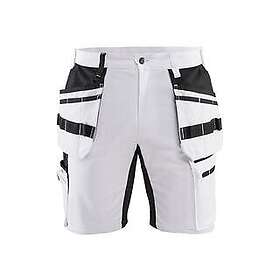 Blåkläder MÅLARSHORTS 1911 1000 MED STRETCH VIT/SVART C44