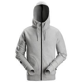 Snickers HOODIE FULL ZIP AW GRÅMELERAD STL XS