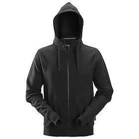 Snickers HOODIE FULL ZIP AW SVART STL XS