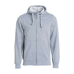 Clique BASIC HOODY FZ HERR GRÅMELERAD XS