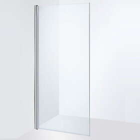 Duschbyggarna Duschdörr Wing De Luxe Rak 700mm 700x1900 mm / Krom / Gråtonat