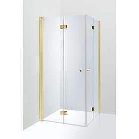 Duschbyggarna Duschhörna Palladium De Luxe Plus Klarglas / 900x1000x2000 mm / Mattsvart