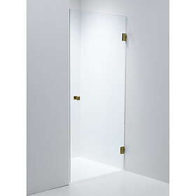 Duschbyggarna Duschdörr Swing Design Brons 850x1913 mm / Stripe / Högerhängd