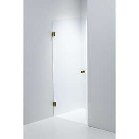 Duschbyggarna Duschdörr Swing Design Brons 750x1913 mm / Bruntonat / Vänsterhängd